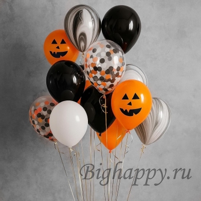 Гелиевые воздушные шары «Хэллоуинская ночь»