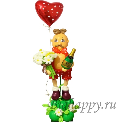 Фигура из воздушных шаров «Романтичный Джентльмен»