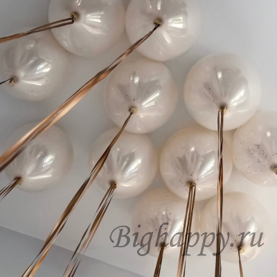 Воздушные шары под потолок «Нежное сияние»