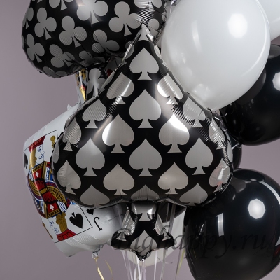 Связка шаров Играм в карты, покер