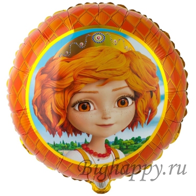 Связка воздушных шаров с принцессой Варварой