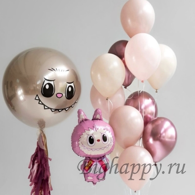 Воздушные гелиевые шары «Розовое очарование»