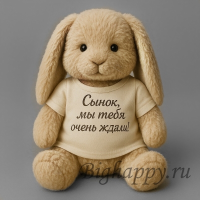 Мягкая игрушка с персональной надписью