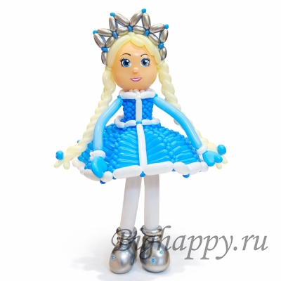 Фигура из воздушных шаров Снегурочка