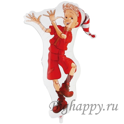 Фольгированный шар "Озорной Буратино" фото