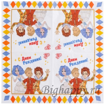 Салфетки бумажные Буратино