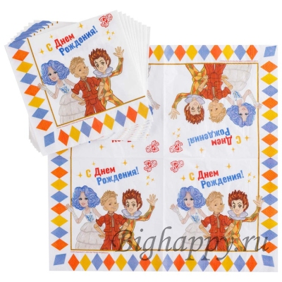 Салфетки бумажные Буратино