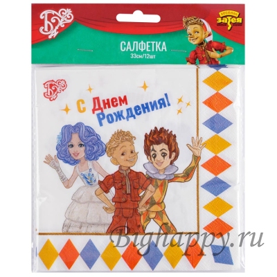 Салфетки бумажные Буратино
