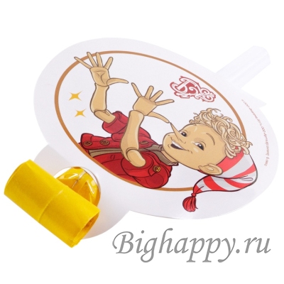 Языкгудок с изображением Буратино, 6 шт.