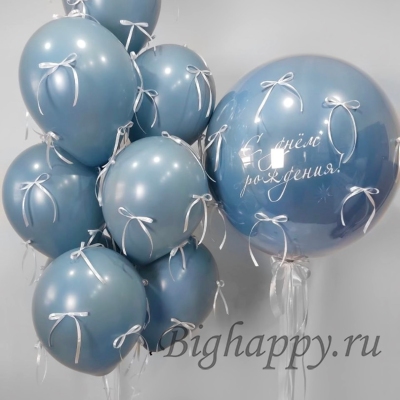 Воздушные гелиевые шары &laquo;Небесная нежность&raquo;