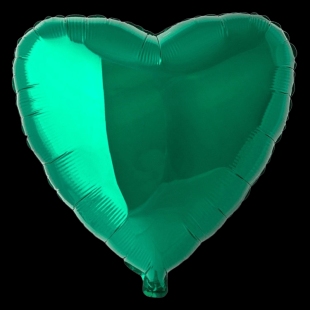 Сердце - зеленое фото