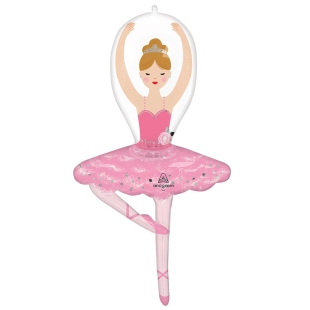 Фольгированный шар "Балерина" фото