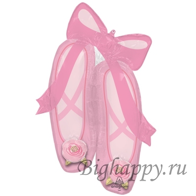 Фольгированный шар Пуанты балерины