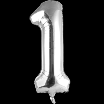 Цифра 1, серебро