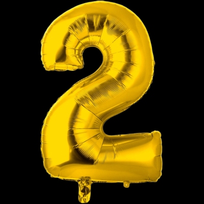 Цифра 2, золото