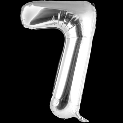 Цифра 7, серебро